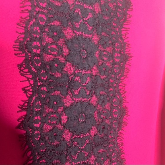 NWT LOFT Sleeveless Magenta Shift Dress Sz 16 - Picture 9 of 11